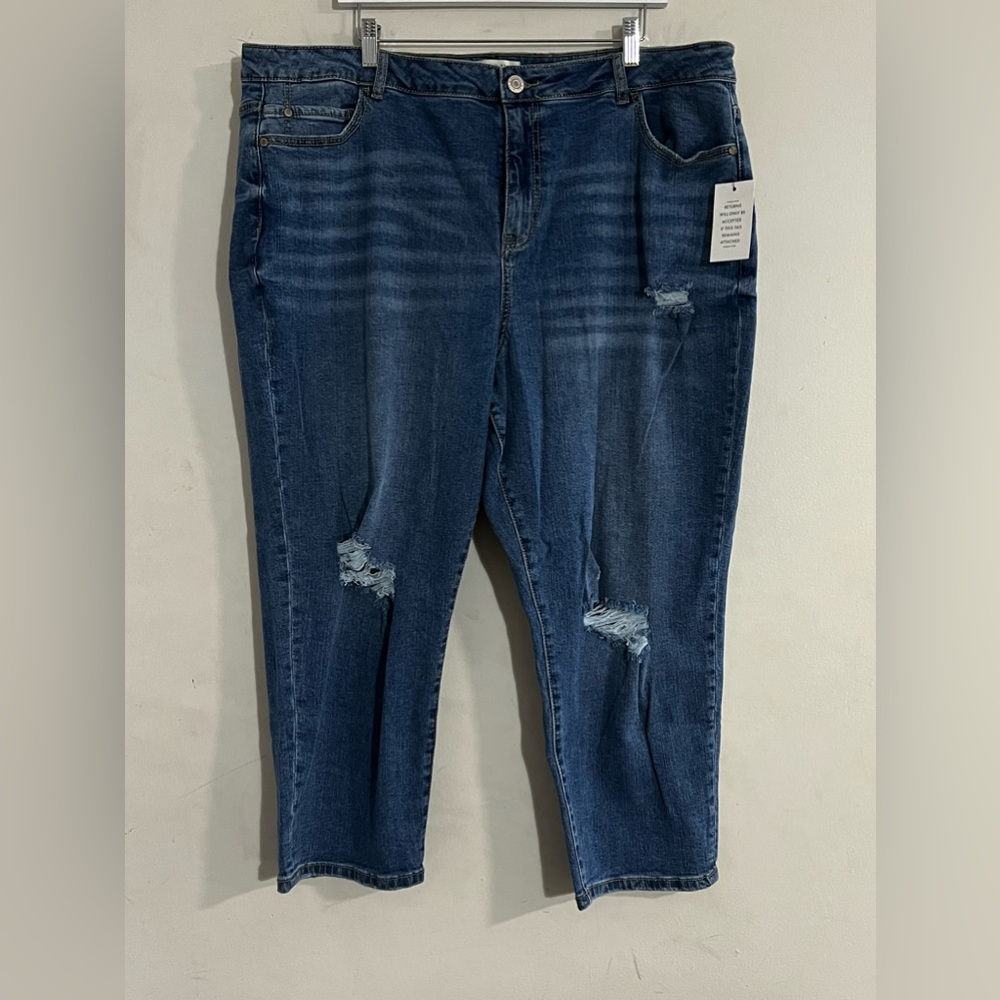 Eloquii Jeans 20 Unisex Blue Denim With Tags